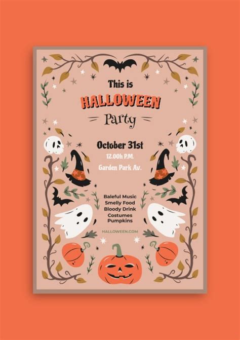 Haunted Mansion Halloween Party Flyer Templates