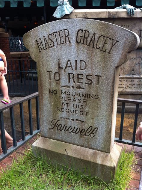 Spooky Haunted Mansion Tombstones