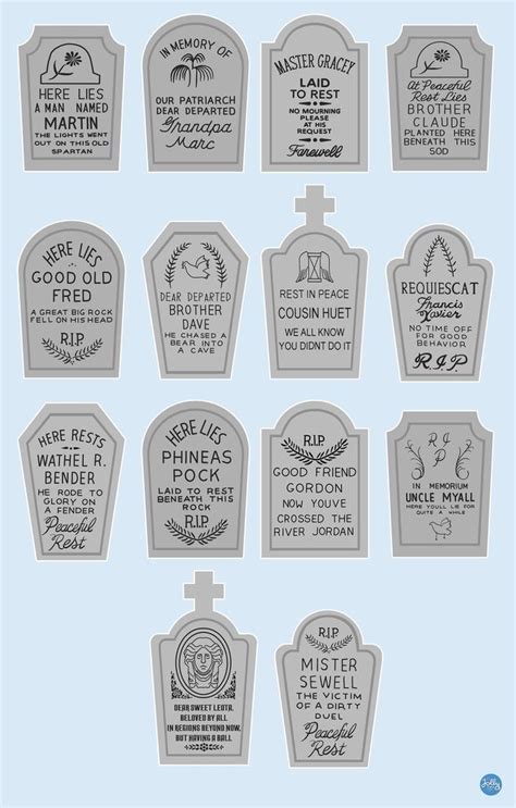 Materials Needed for Haunted Mansion Tombstones