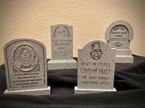 Skull Haunted Mansion Tombstones