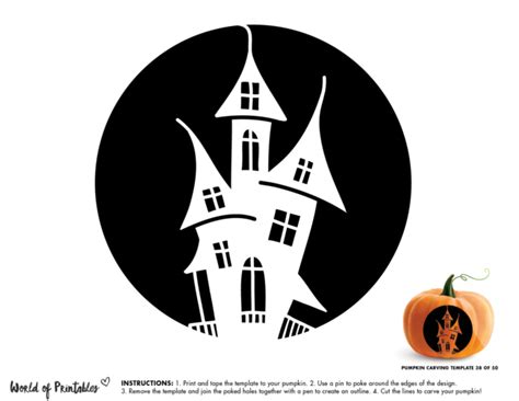 Haunted Pumpkin Templates