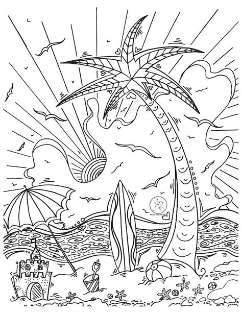 Hawaii animals coloring pages for adults