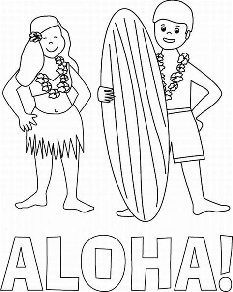 Hawaii educational coloring pages for adults