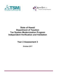 Hawaii Tax System