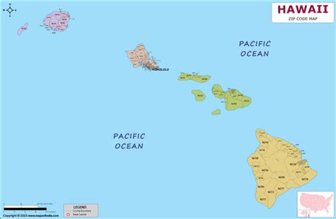 Hawaii Zip Code Boundary