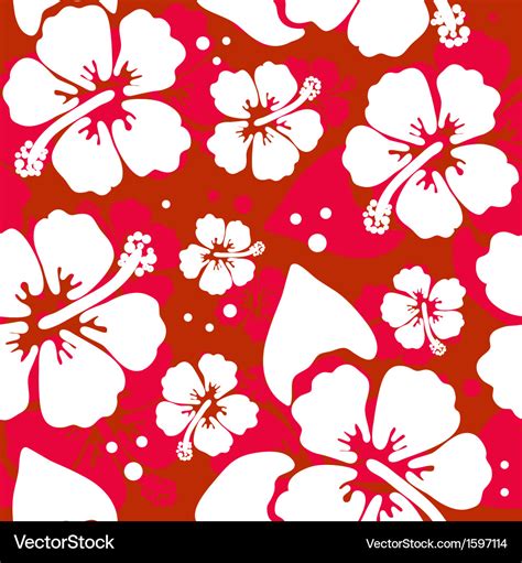 Hawaiian flower template design