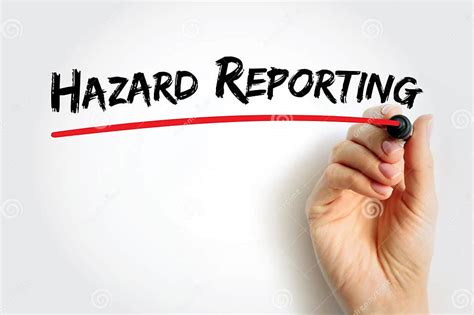 Hazard reporting