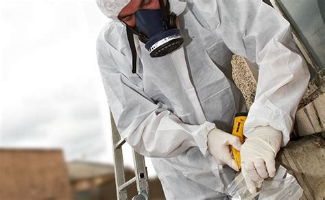 Environmental health officers conducting hazardous material inspections