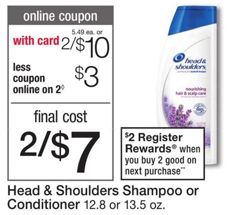 Head and Shoulders Coupon 4