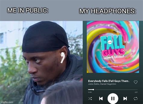 Images of me in public with headphones memes