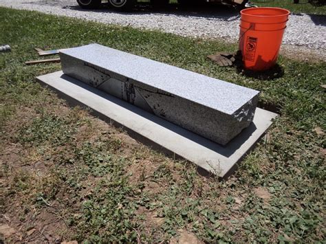 Adding a headstone or memorial to your home grave