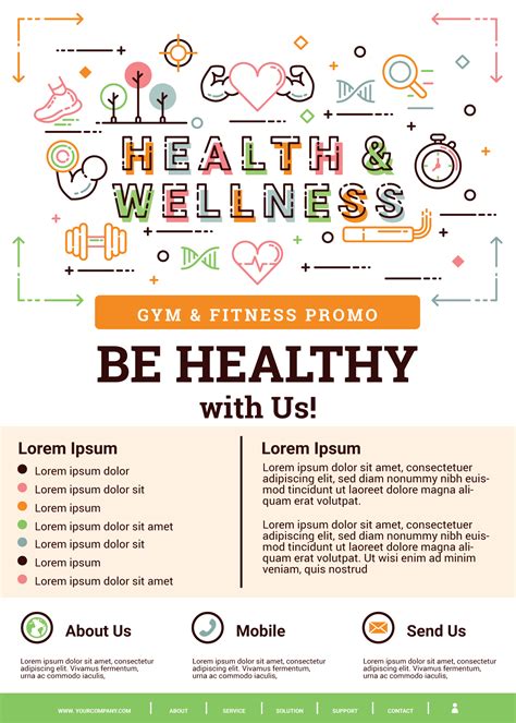 Health and Wellness Flyer Template