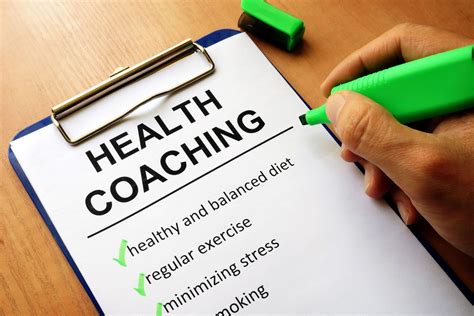 A health coach working with a client