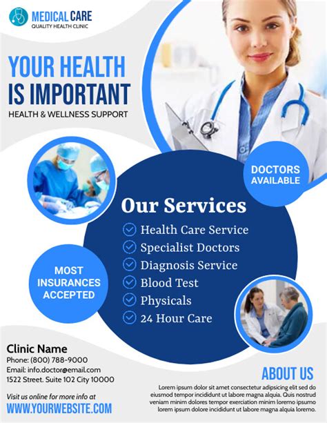 Health Education Flyer Template