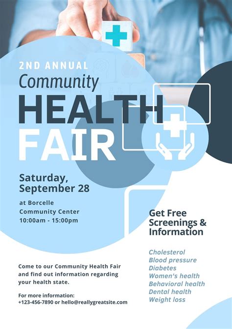 Health Fair Flyer Template 1