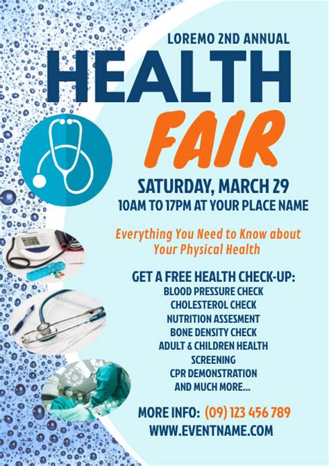 Health Fair Flyer Template 4