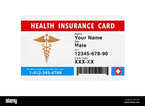 Health Insurance Card Template