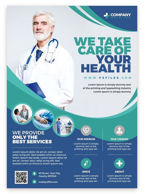 Health Insurance Flyer Design Template