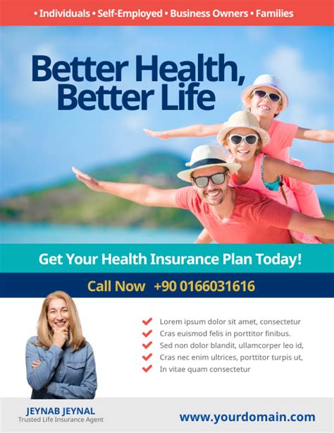 Health Insurance Flyer Template