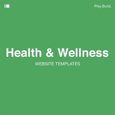 Health and Wellness Template Example