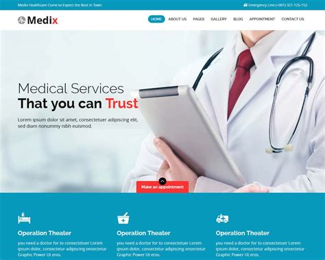 Healthcare Website Template