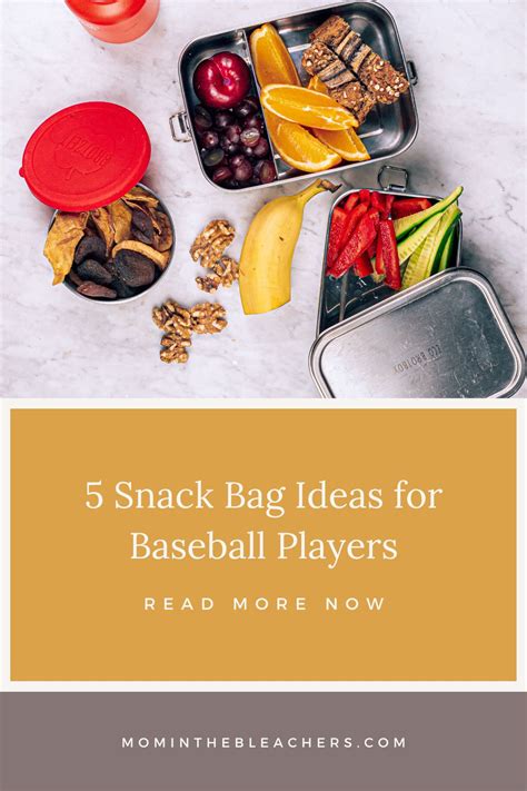 Healthy baseball snacks