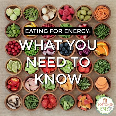 Healthy eating for energy and vitality