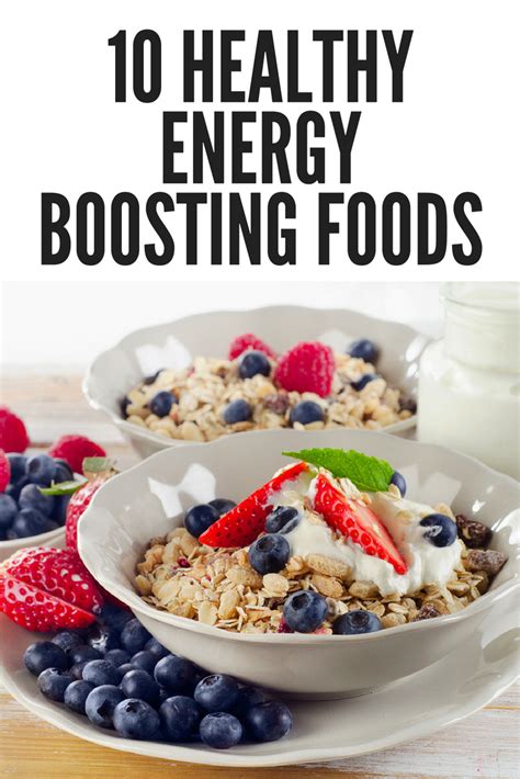 Healthy Energy Boosters