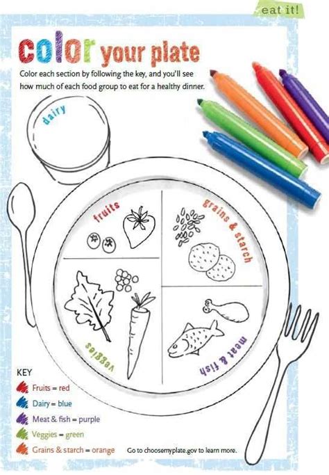 Healthy Food Worksheets for Kids