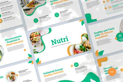 Healthy Nutrition Google Slides Templates