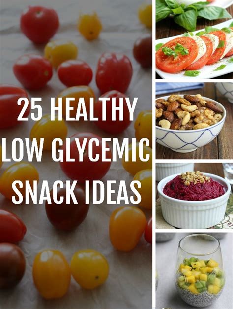 Healthy Snacks for Low Glycemic Index