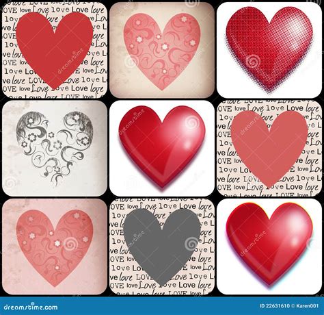 Heart Collage Materials