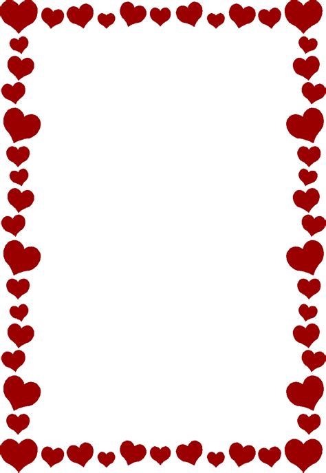 Heart page border