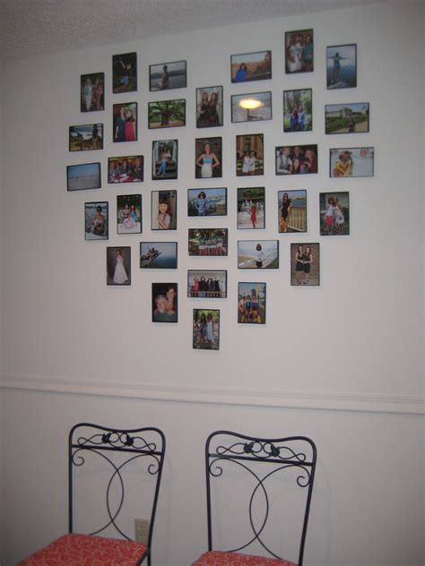 Heart Photo Wall Design