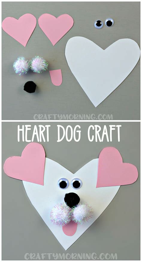 A heart-shaped dog decor idea