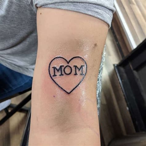 Heart tattoos for mom