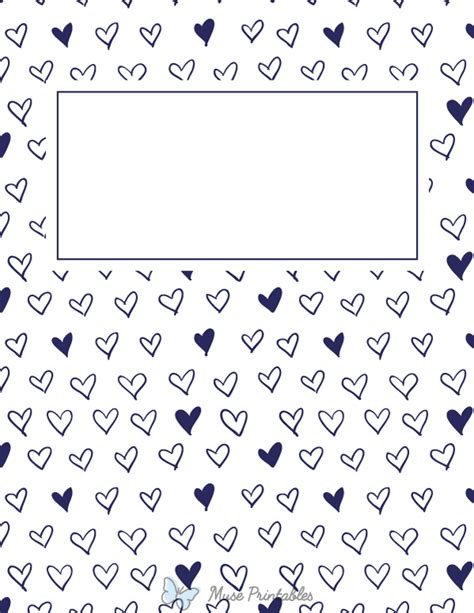 Hearts Binder Cover