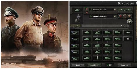 Hearts of Iron Division Composition