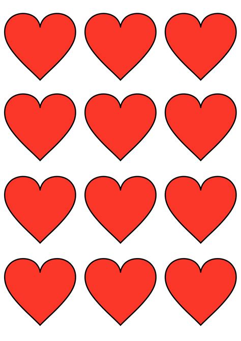 Hearts Template