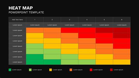 Heat Map Template Example 5