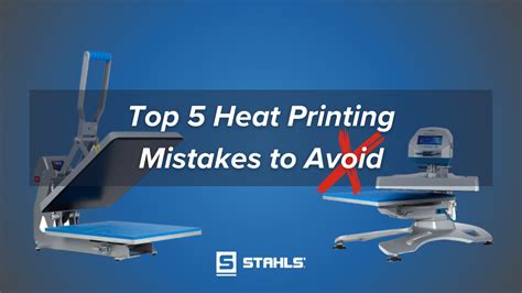 Heat Press Temperature Mistakes Avoid