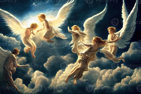 Angels in heaven