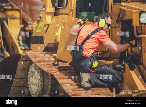 Heavy Construction Equipment Mechanic at Work