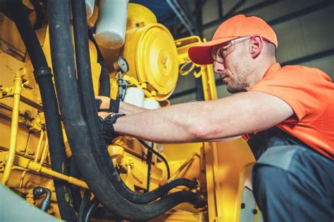 Heavy Construction Equipment Mechanic at Work