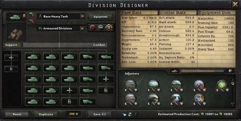 Heavy Tank Templates in HOI4