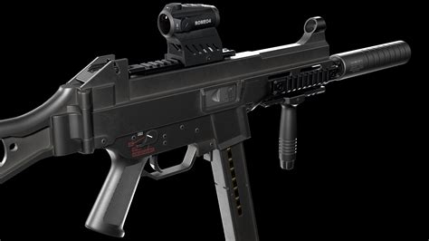 Heckler & Koch SMG in action