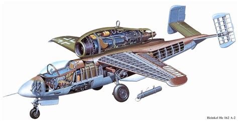 Heinkel He 162 design drawings