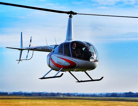 Helicopter in flight