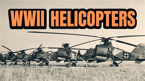 Helicopter Operations in WW2: Military and Civilian