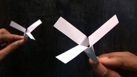 Helicopter Paper Airplane